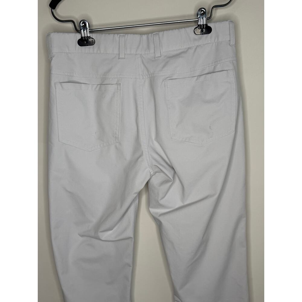 Men's White Chinos - Picture 7 of 9